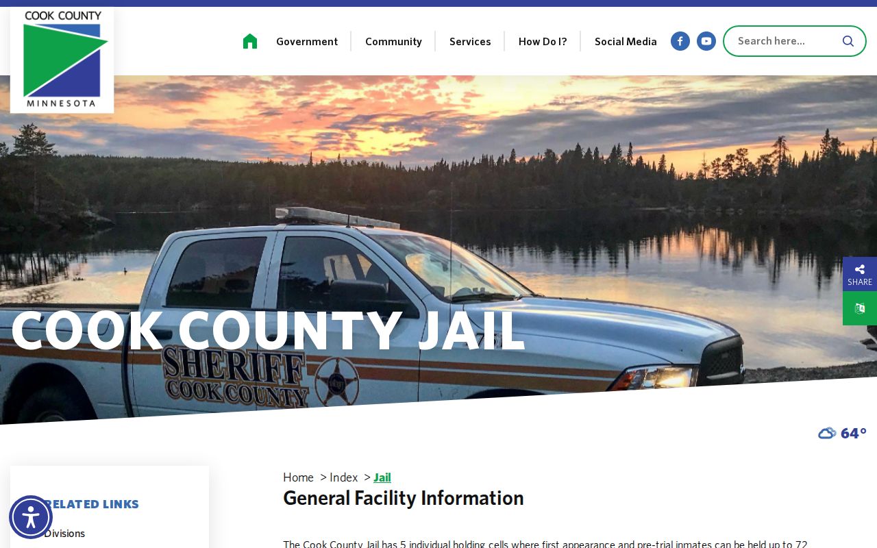 Cook County Jail release and transfer facts