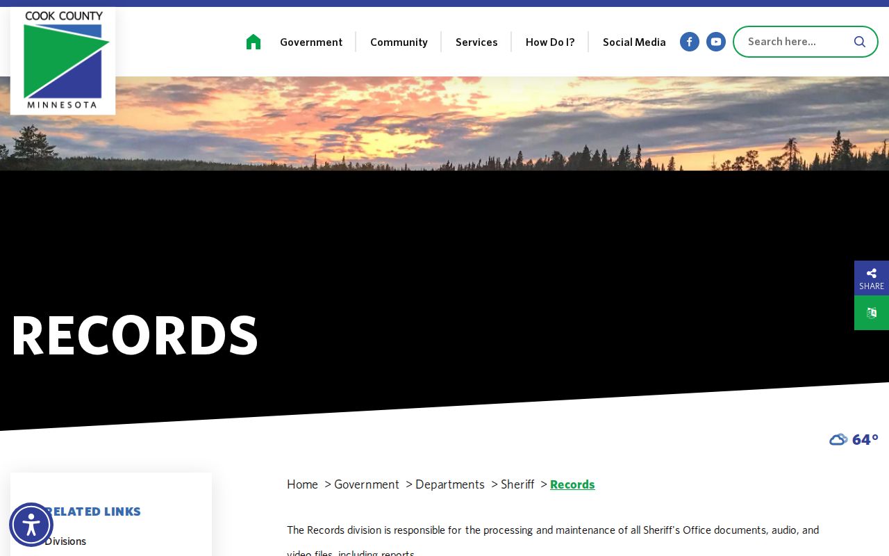 Cook County release records and booking photo request channels
